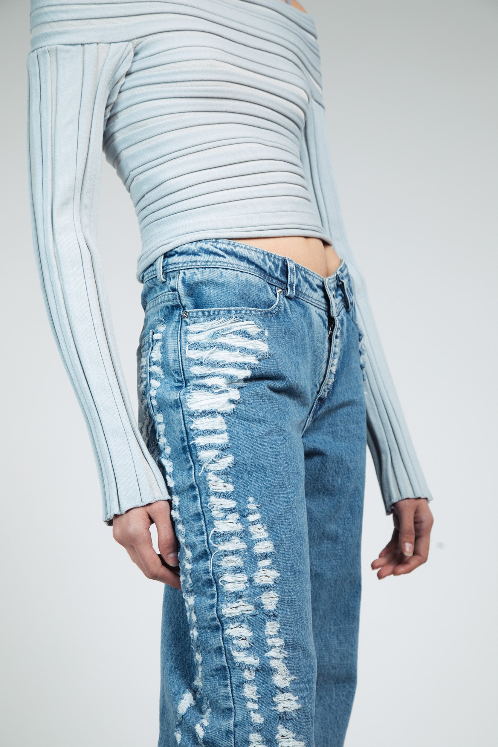 その他ブランド / KATHARINA　DUBBICK/Distressed Denim Jeans/27/デニム/IDG/パンツ Distressed Denim Jeans – Katharina Dubbick